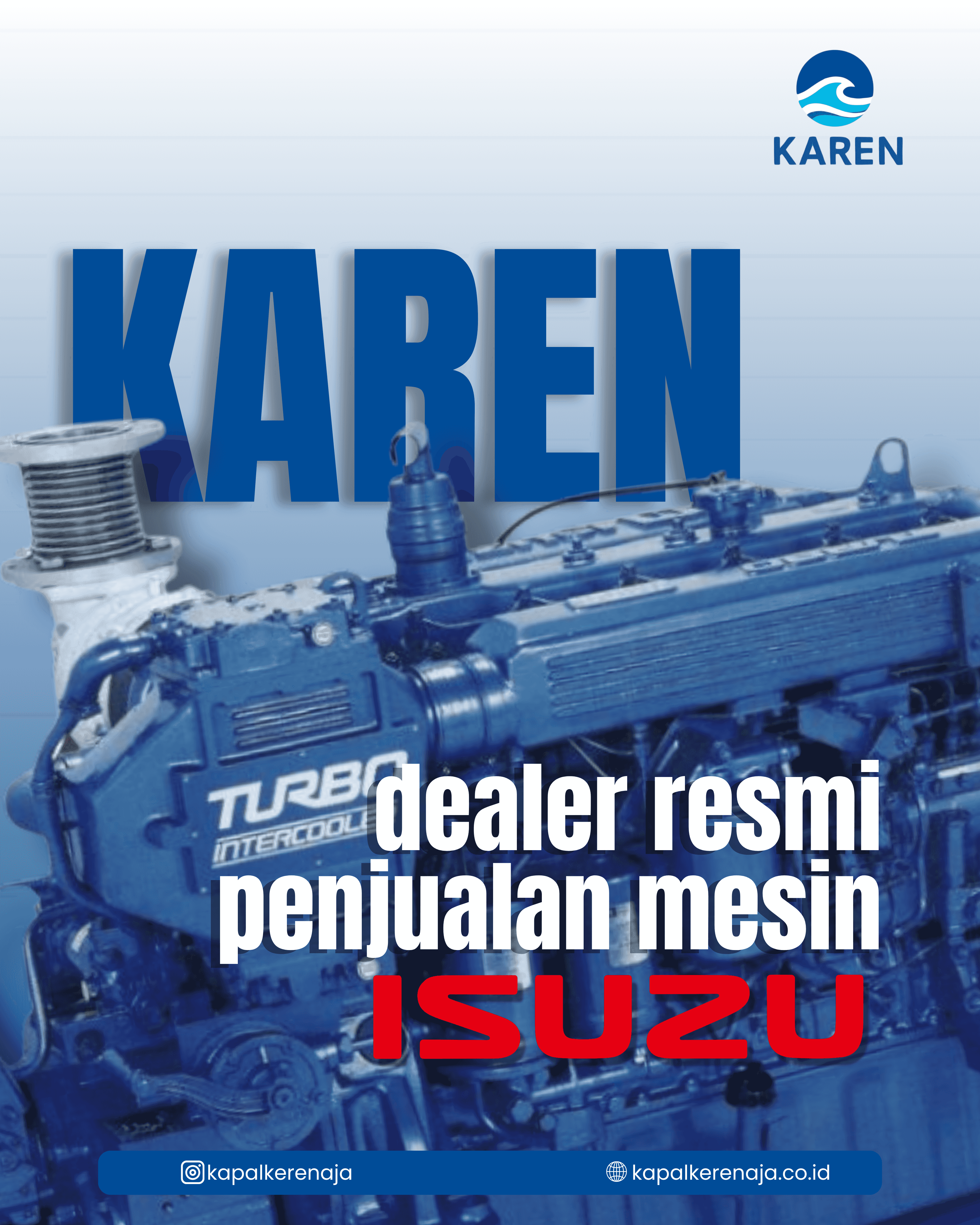 KAREN: Dealer Resmi Mesin Kapal Isuzu Indonesia Andal & Terpercaya