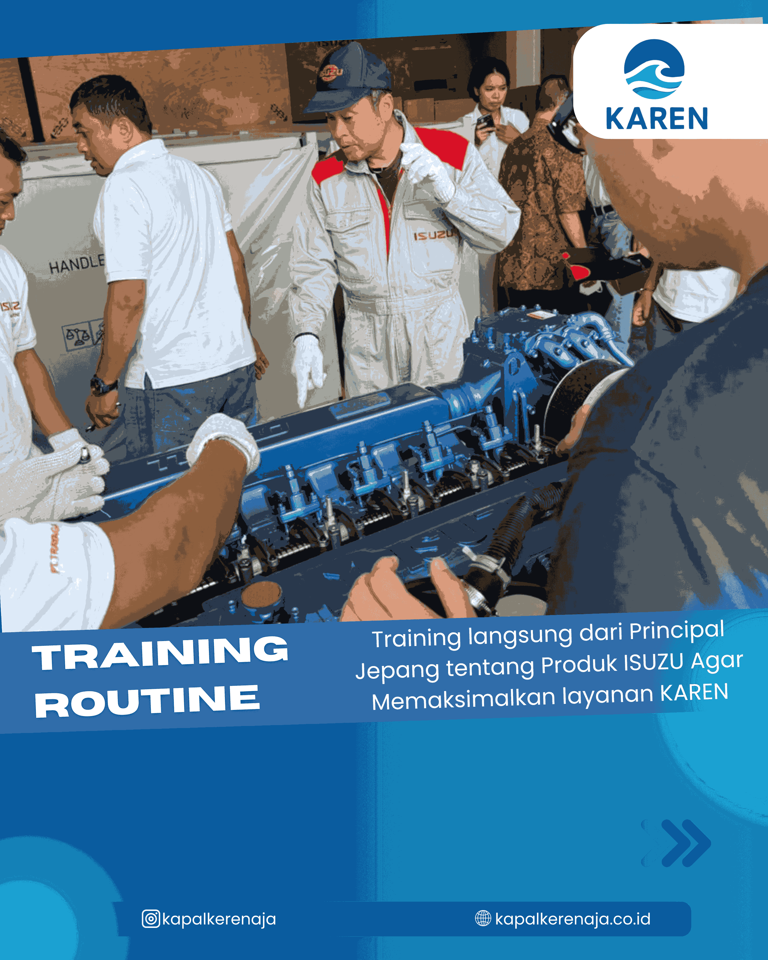KAREN – Distributor Resmi Mesin Kapal Isuzu Indonesia yang Terpercaya & Berpengalaman