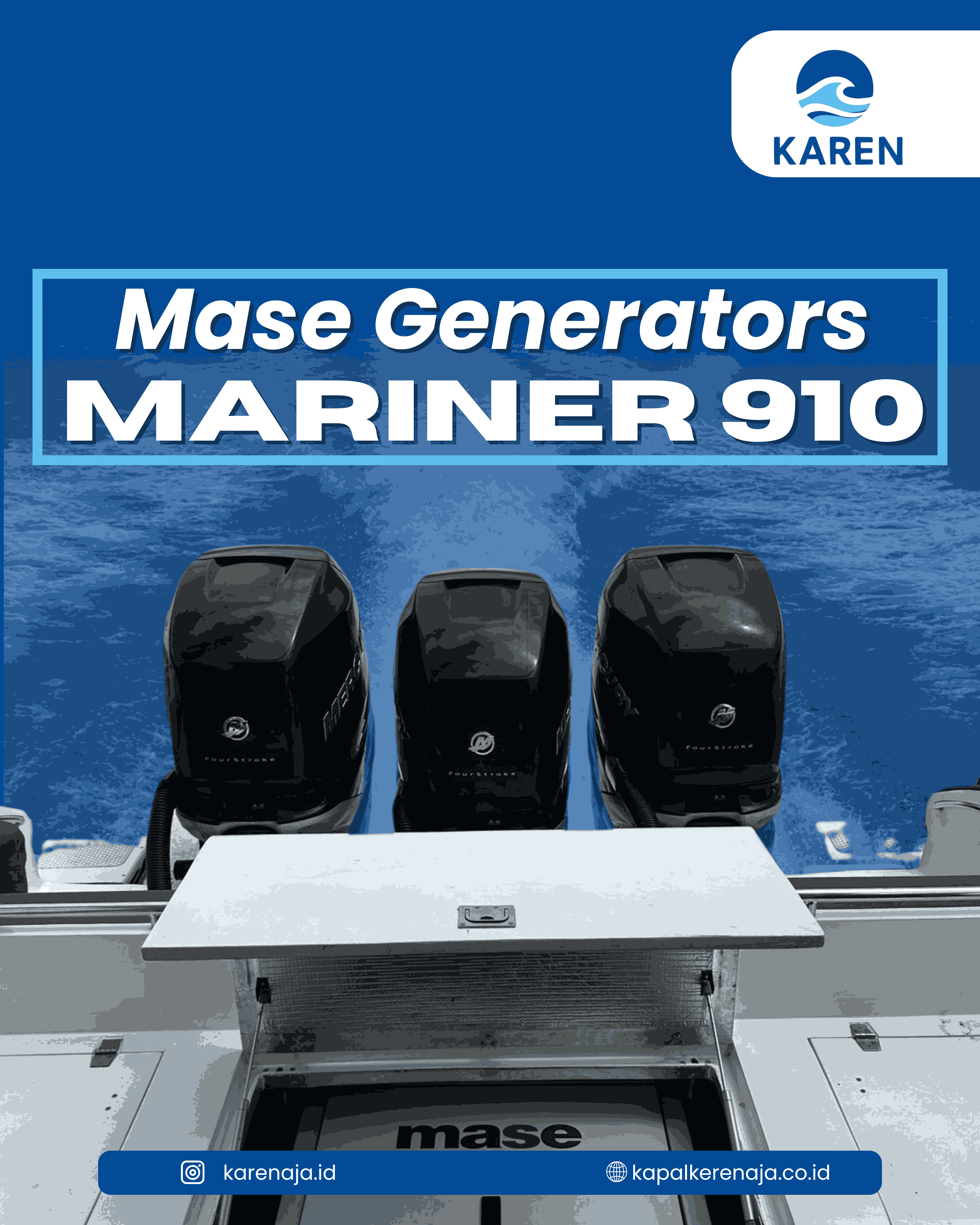 Mase Generators MARINER 910: Solusi Genset Kapal Premium dengan Performa Stabil untuk Kebutuhan Marine Modern