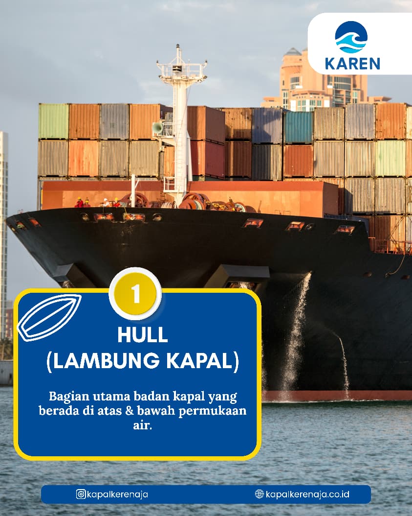 Mengenal Hull atau Lambung Kapal: Struktur Penting yang Menentukan Kekuatan dan Kestabilan Kapal