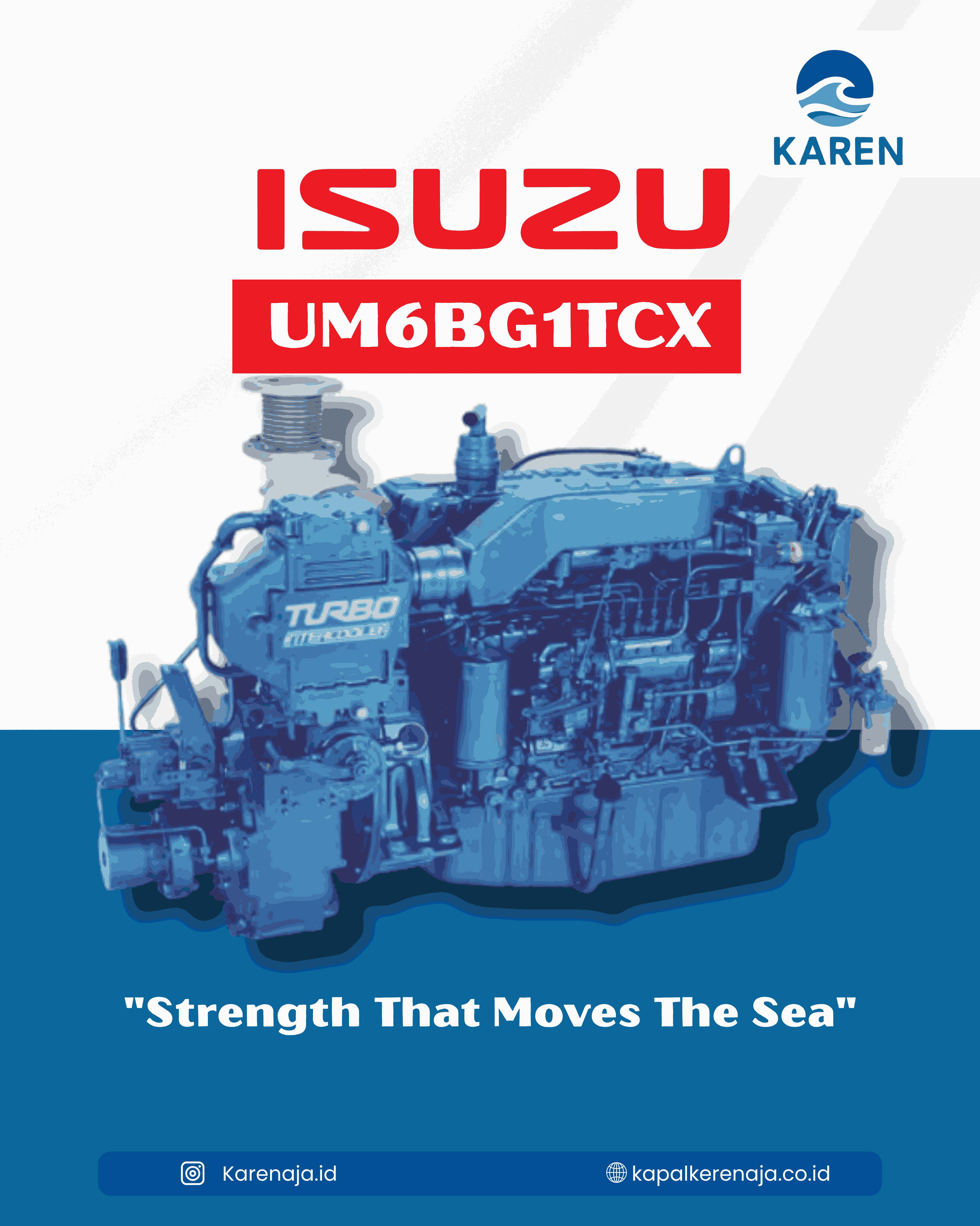 Mesin Kapal Isuzu UM6BG1TCX: Tenaga Andal untuk Musim Liburan