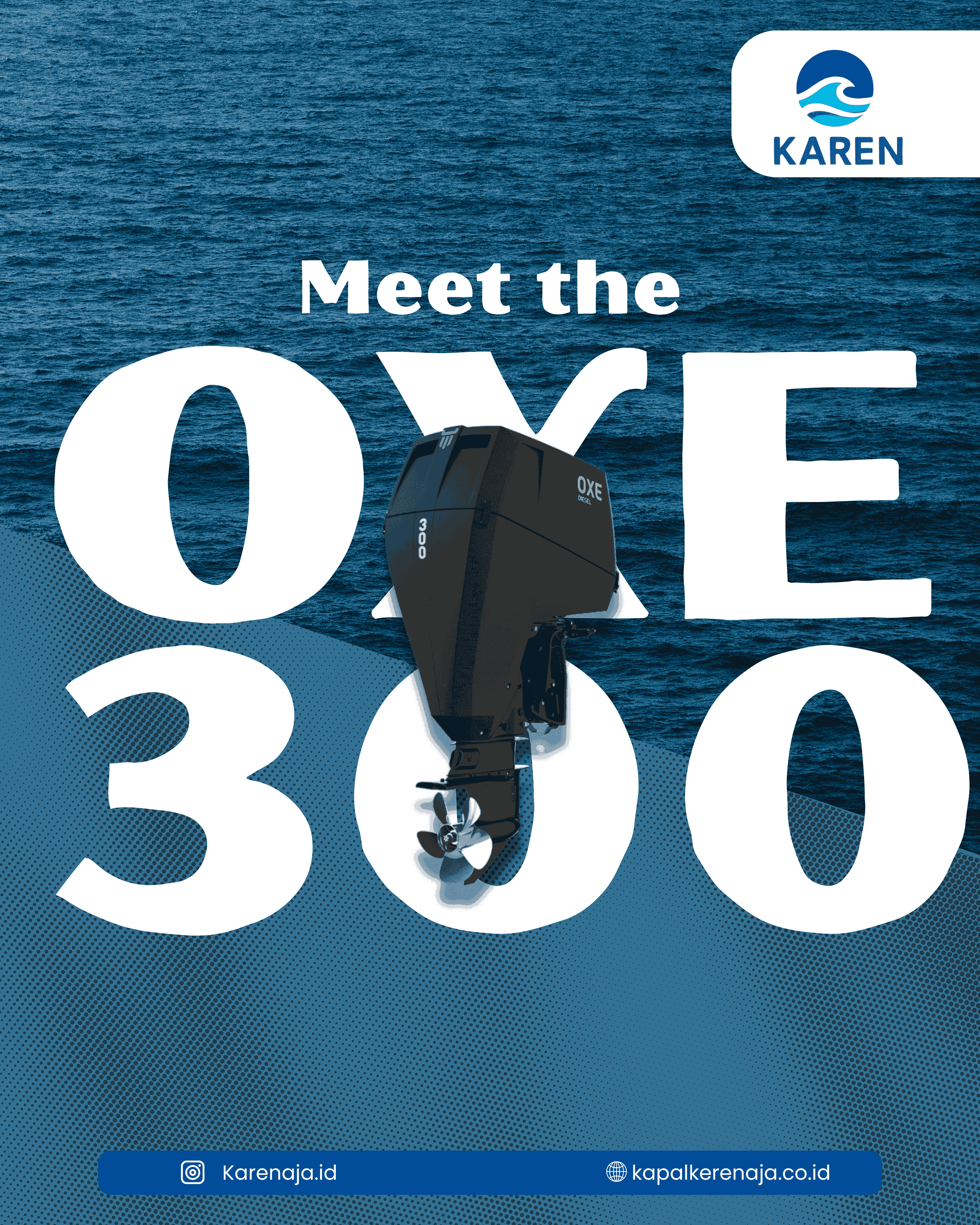 Marine Outboard Diesel Engine OXE 300: Revolusi Mesin Kapal Diesel Modern untuk Performa Maksimal di Laut