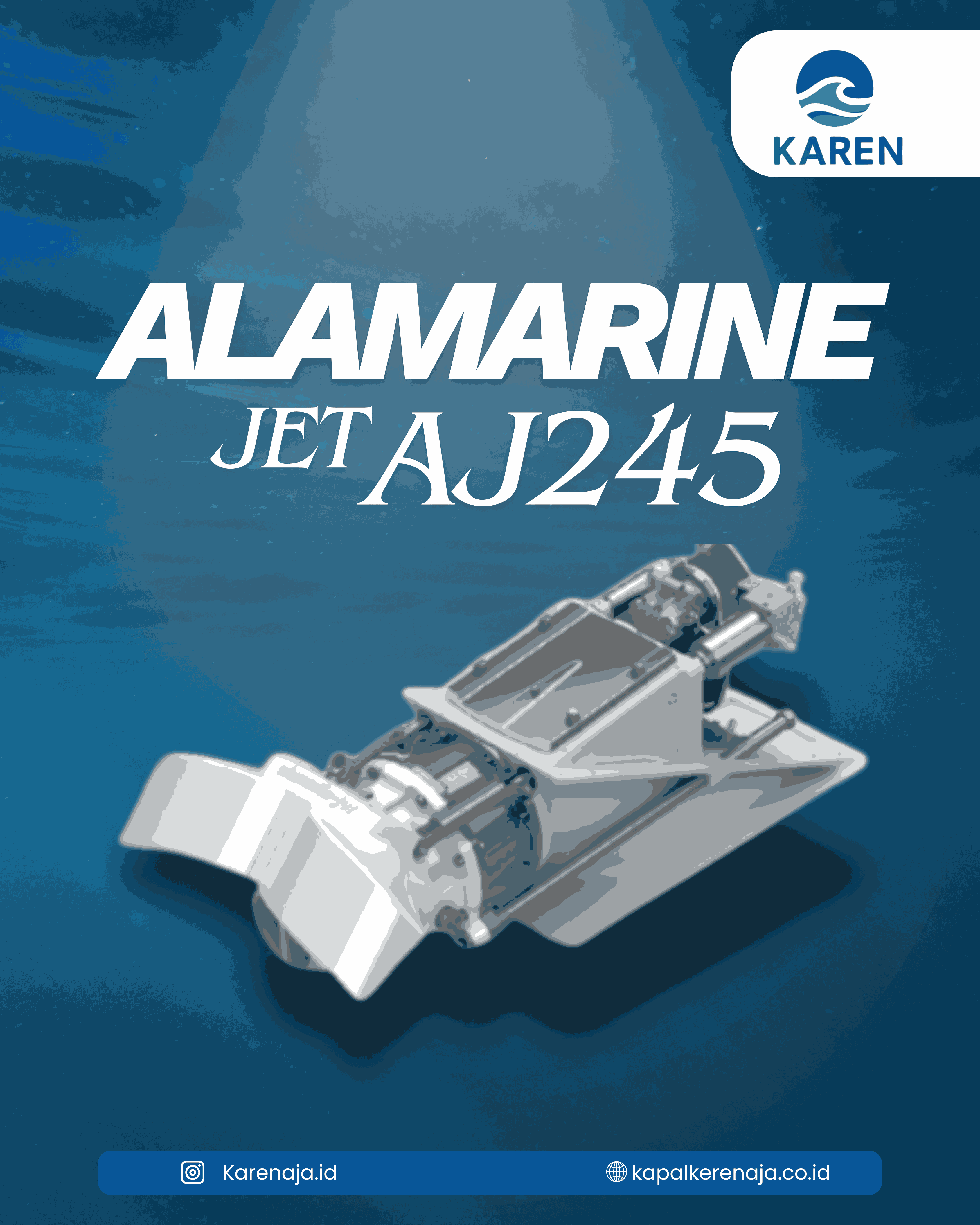 WATERJET ALAMARIN AJ245 Bukan Sekadar Propulsi — Ini Sistem Penggerak Kapal Berkecepatan Tinggi